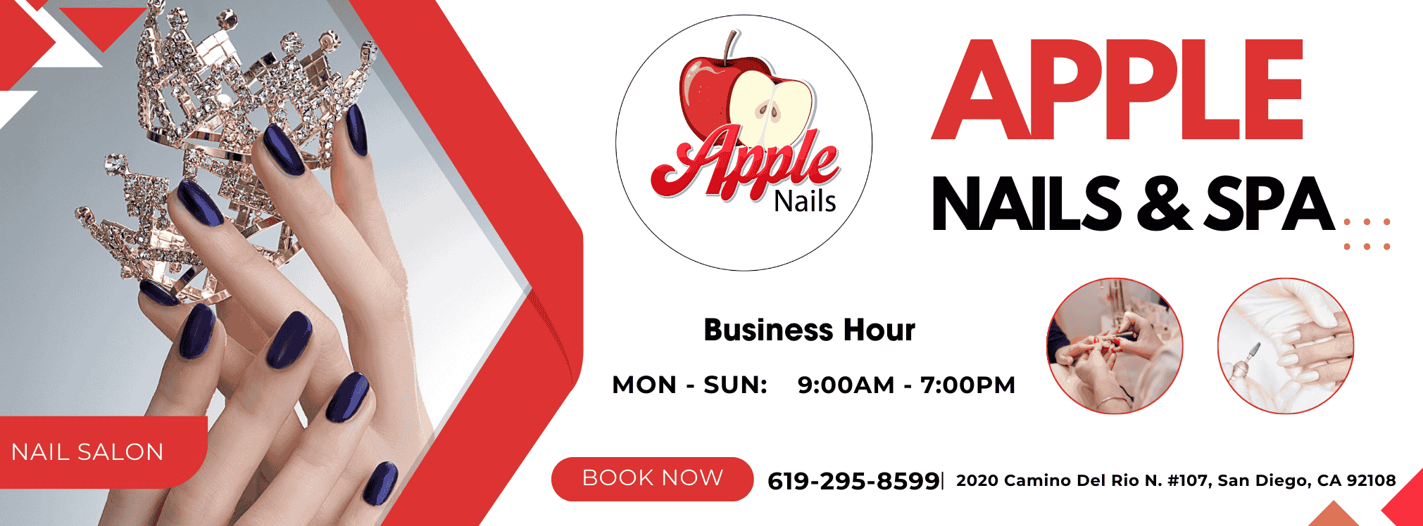Nail Salon 92108 banner - Best Manicure and Pedicure Services